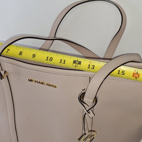 Michael Kors SADY Fawn Leather Bag Notebook Laptop Shoulder 35T7GD4T7L - Picture 12 of 13